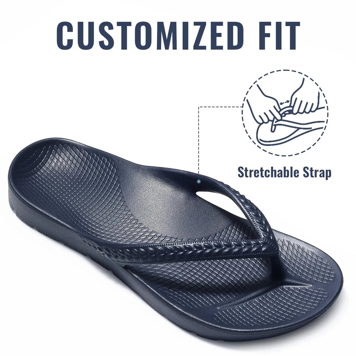 Arch Support Flip Flops