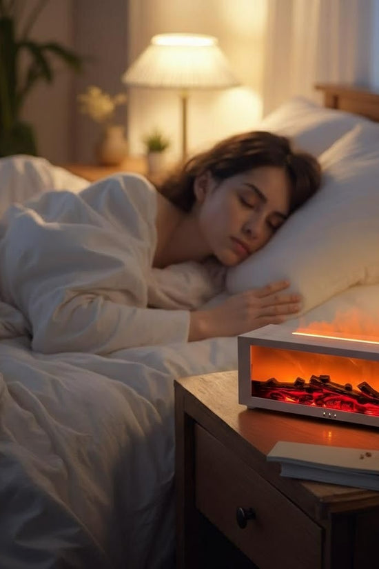 AmberGlow – Flame Mist Diffuser for Cozy Nights